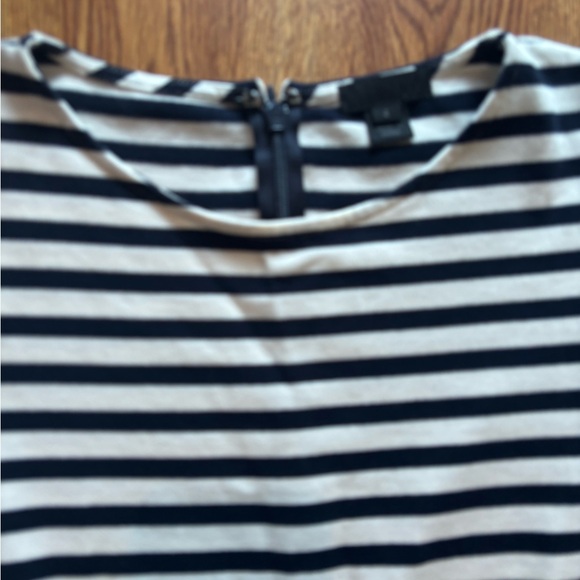 J Crew Classic Maxi blue and cream dress - Picture 5 of 14